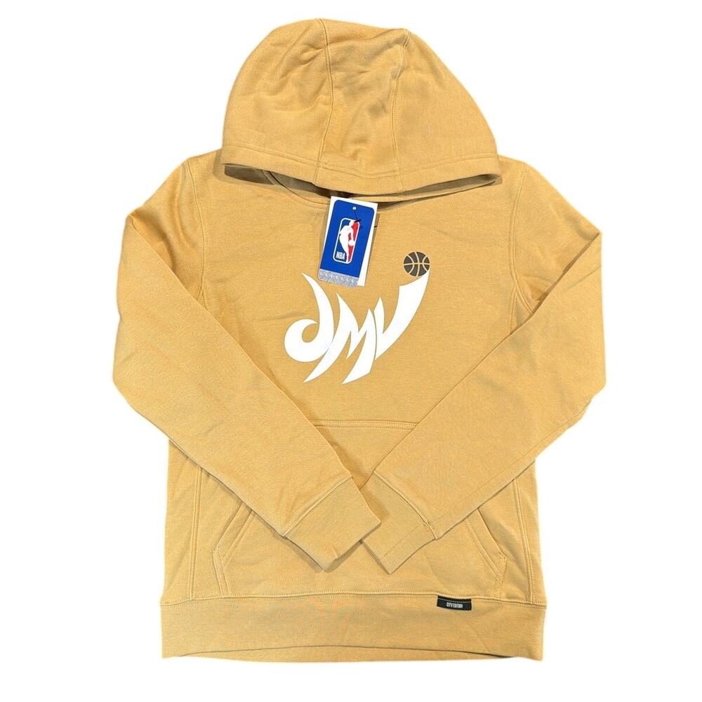 NWT Nike NBA Washington Wizards Pullover Hoodie, Youth Medium (10/12), Tan
